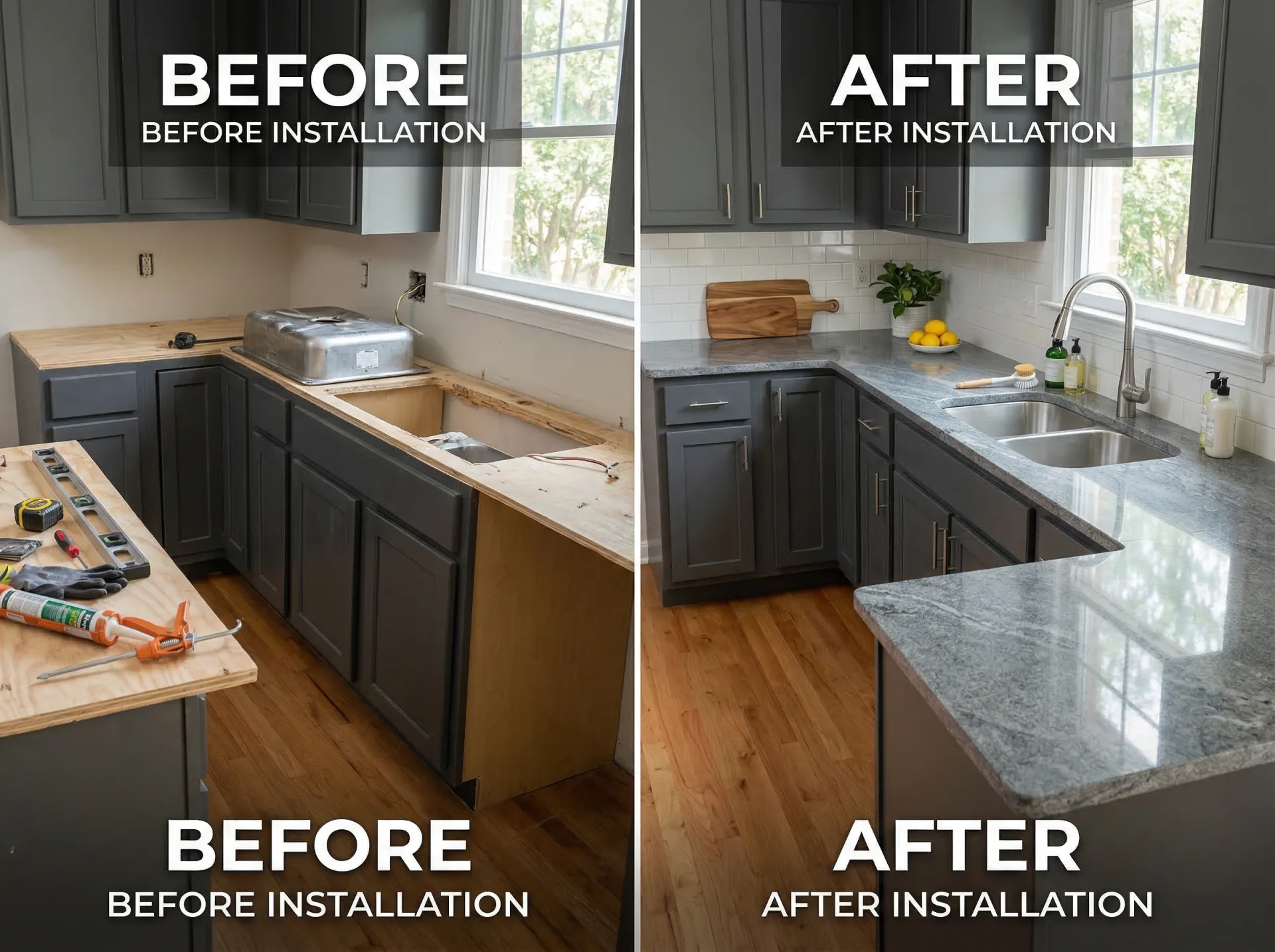 Outdoor countertop fabrication Charlotte NC