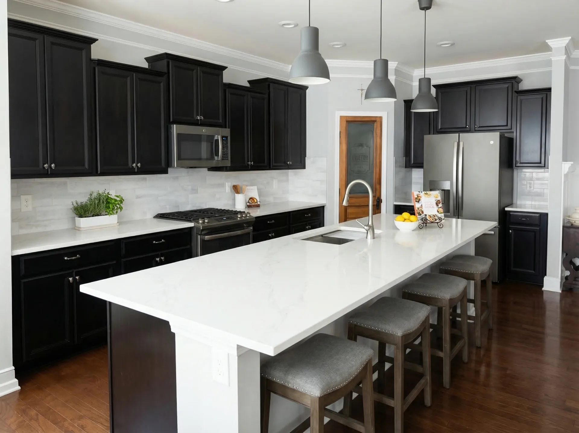 Countertop installation detail