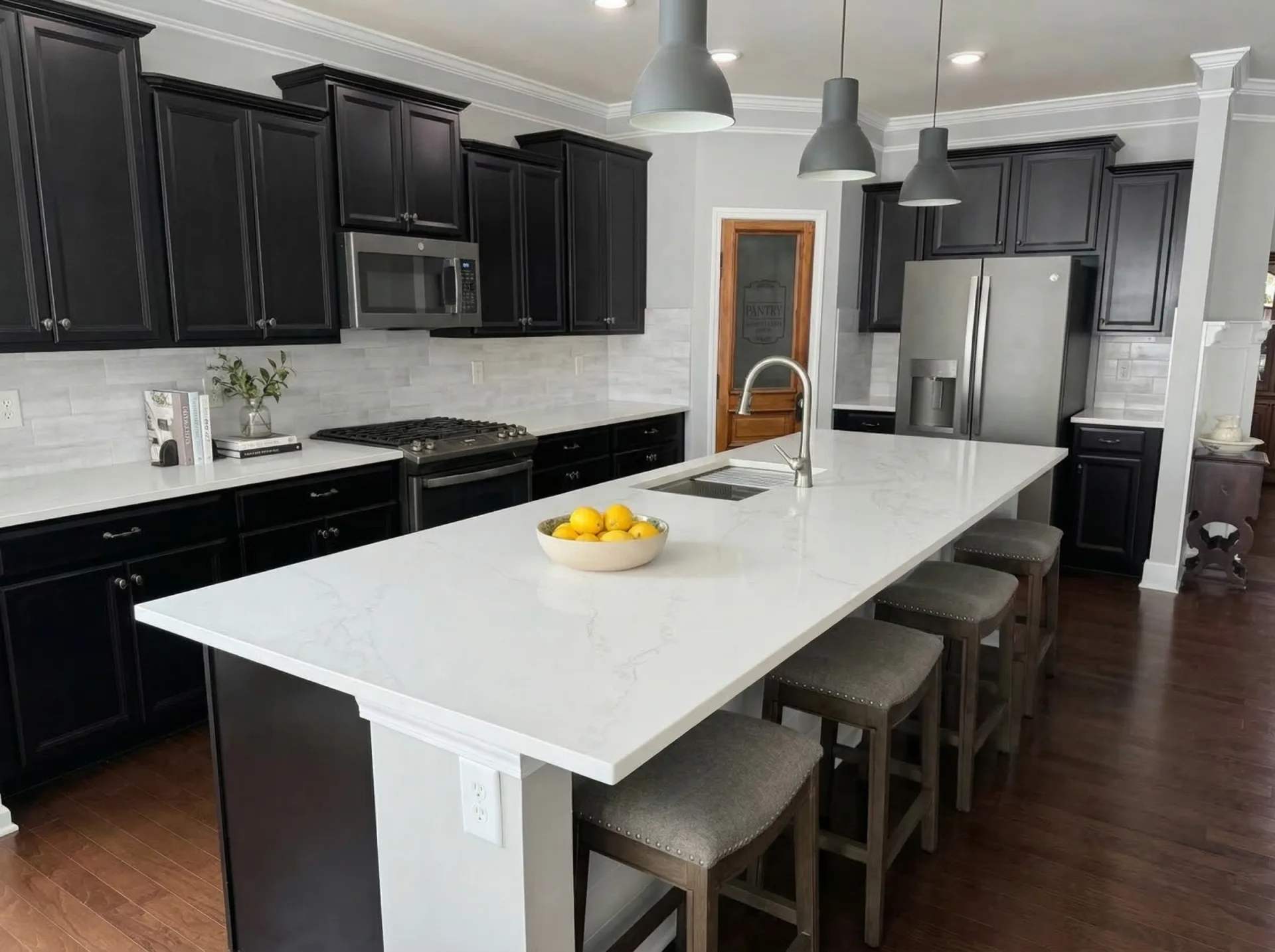 Granite bathroom countertop